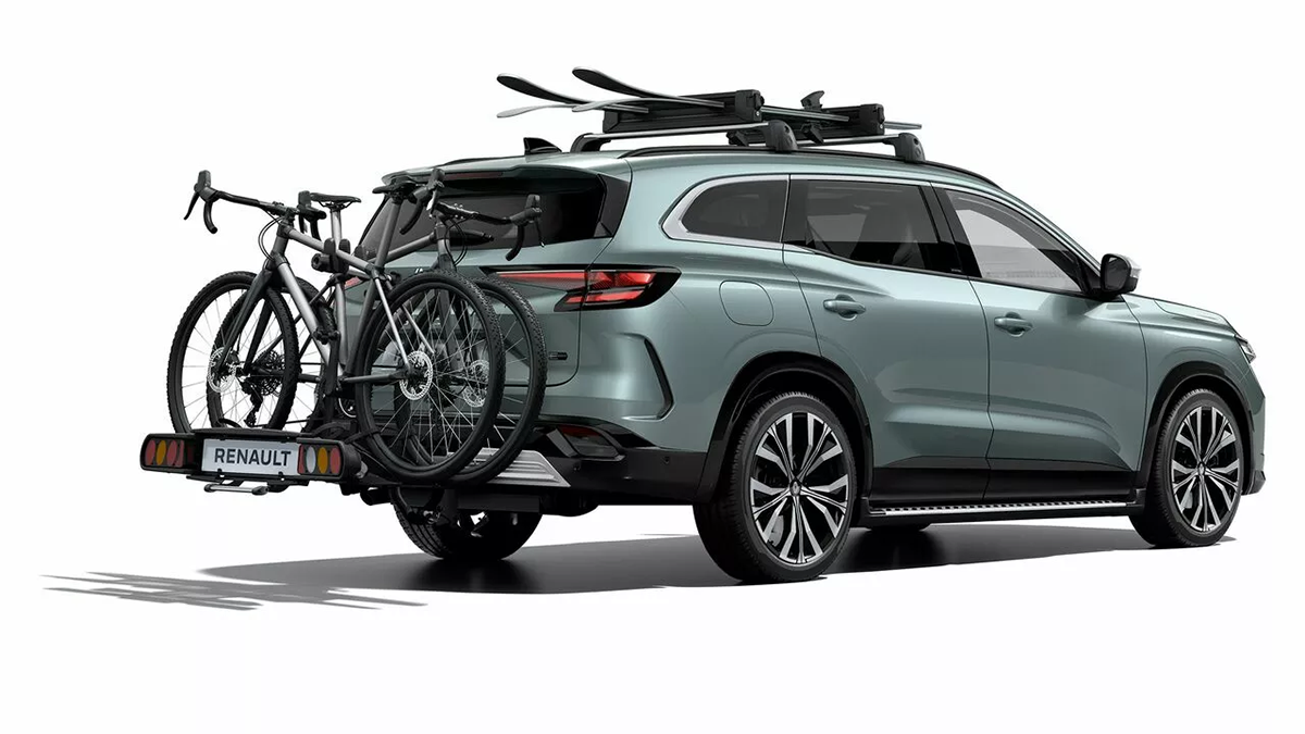 Renault Espace 2026 mit Dachgepäck &amp; Fahrradträger 1200x675