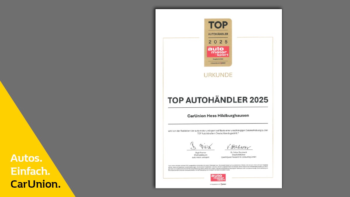 AutoMotorSport Auszeichnung 2025 Hildburghausen 1200x675