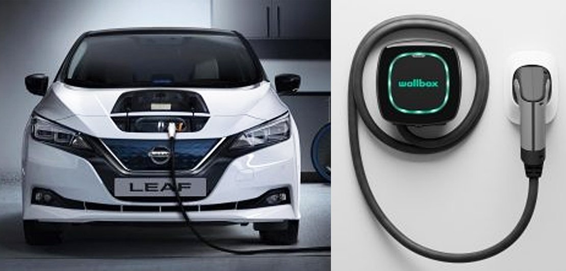 Nissan Leaf laden