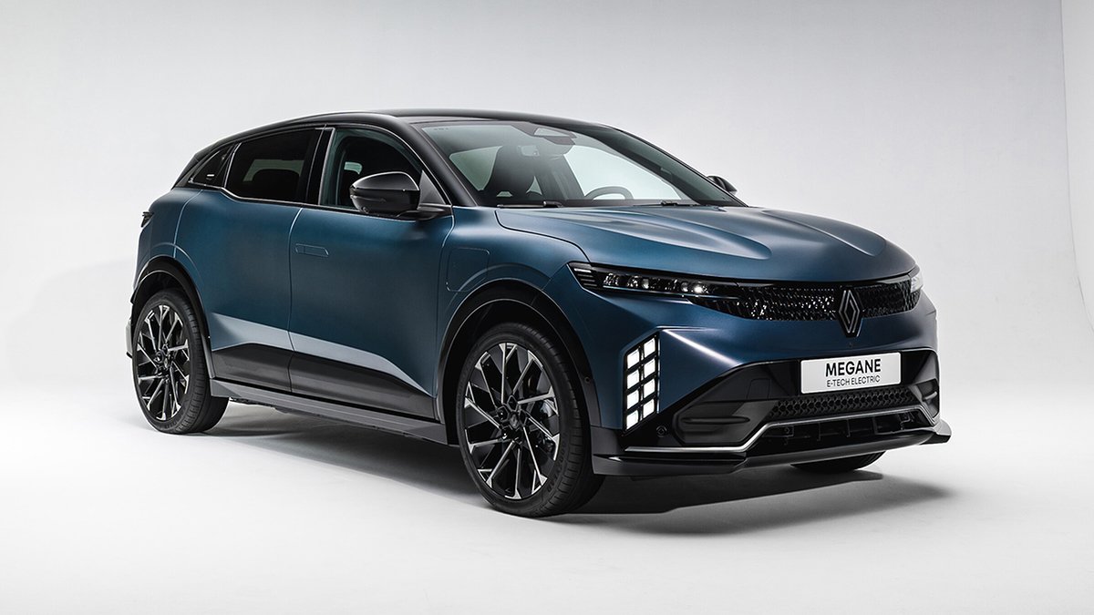 Renault Megane E-Tech 2026 weißer Hintergrund 1200x675