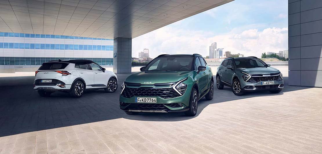 neuer Kia Sportage vers Ansichten