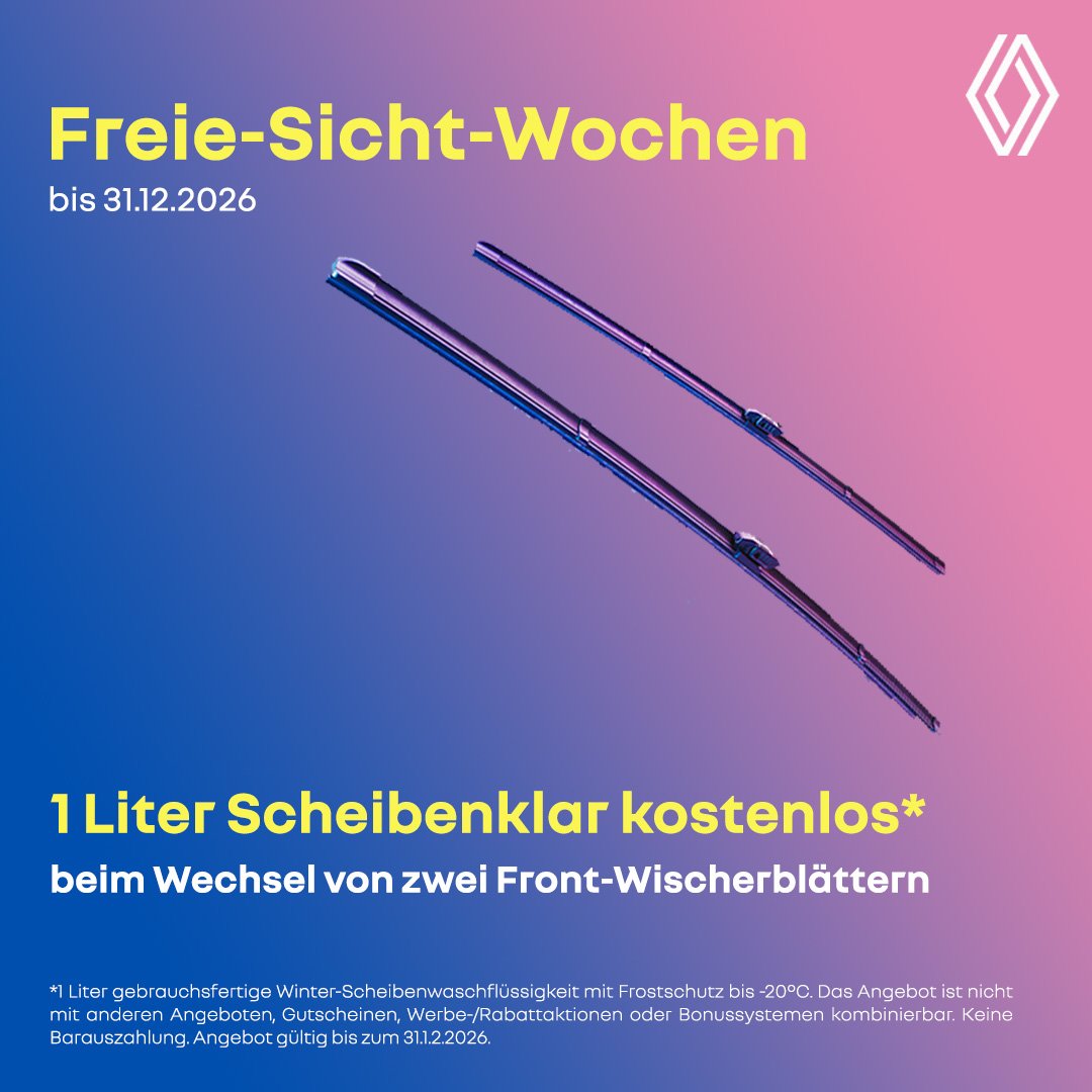 Renault Freie Sicht Wochen bis 31.12.2026 1080x1080