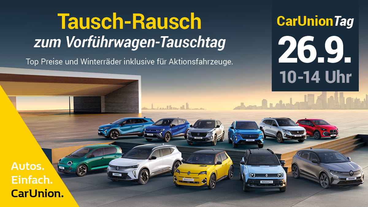 CarUnion Tauschtag 26.9.26 1200x675