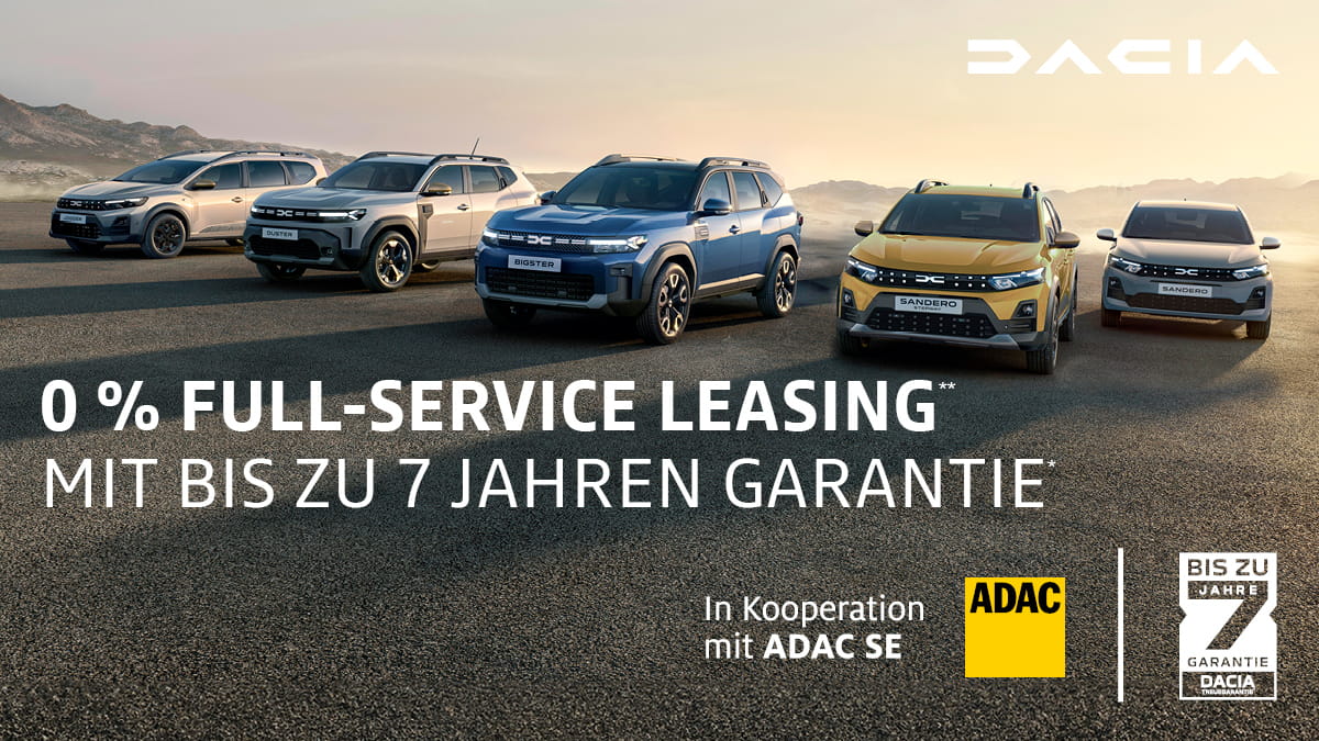 Dacia 0 _ Full_Service Leasing ADAC HP 1200x675 neutral