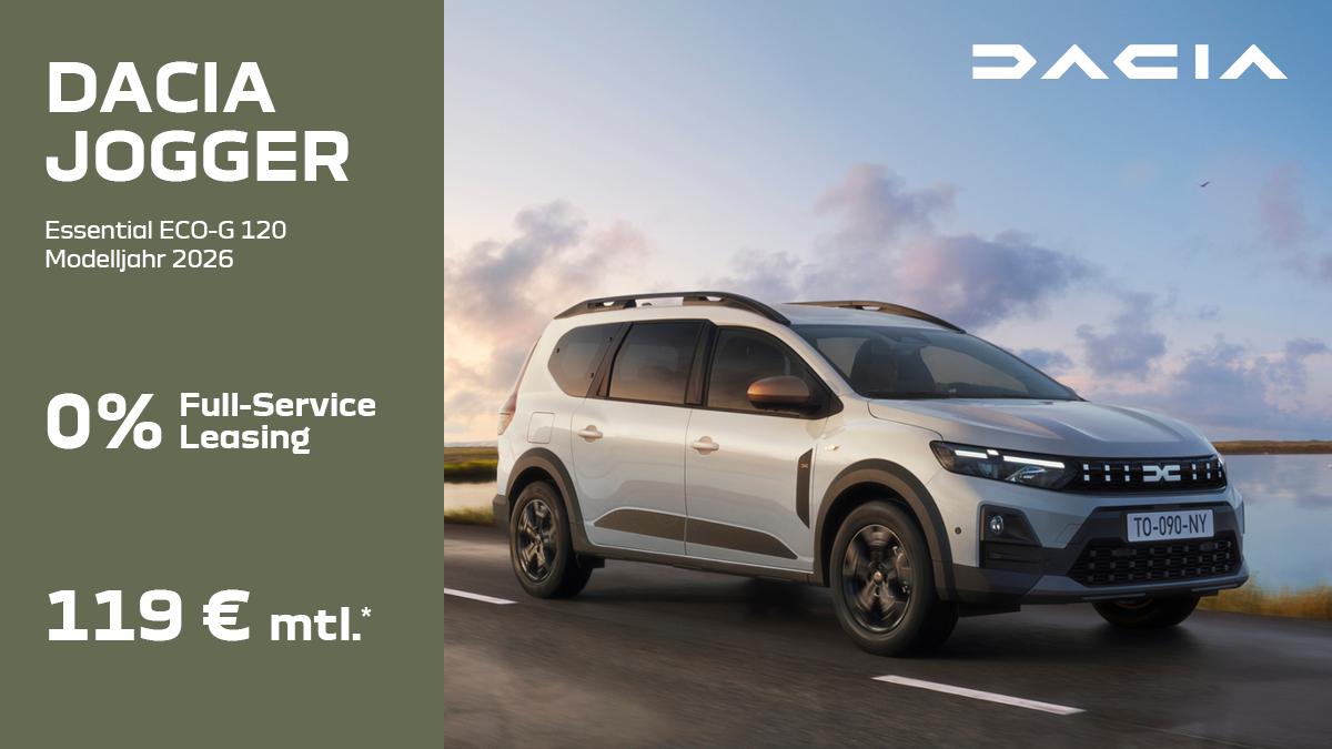 Dacia Jogger 0 % Full Service HP_Markenseite_1200x675