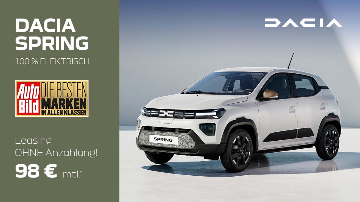 Dacia Spring Slider 1200x675 725 Leasing Auto-Bild Zusatz