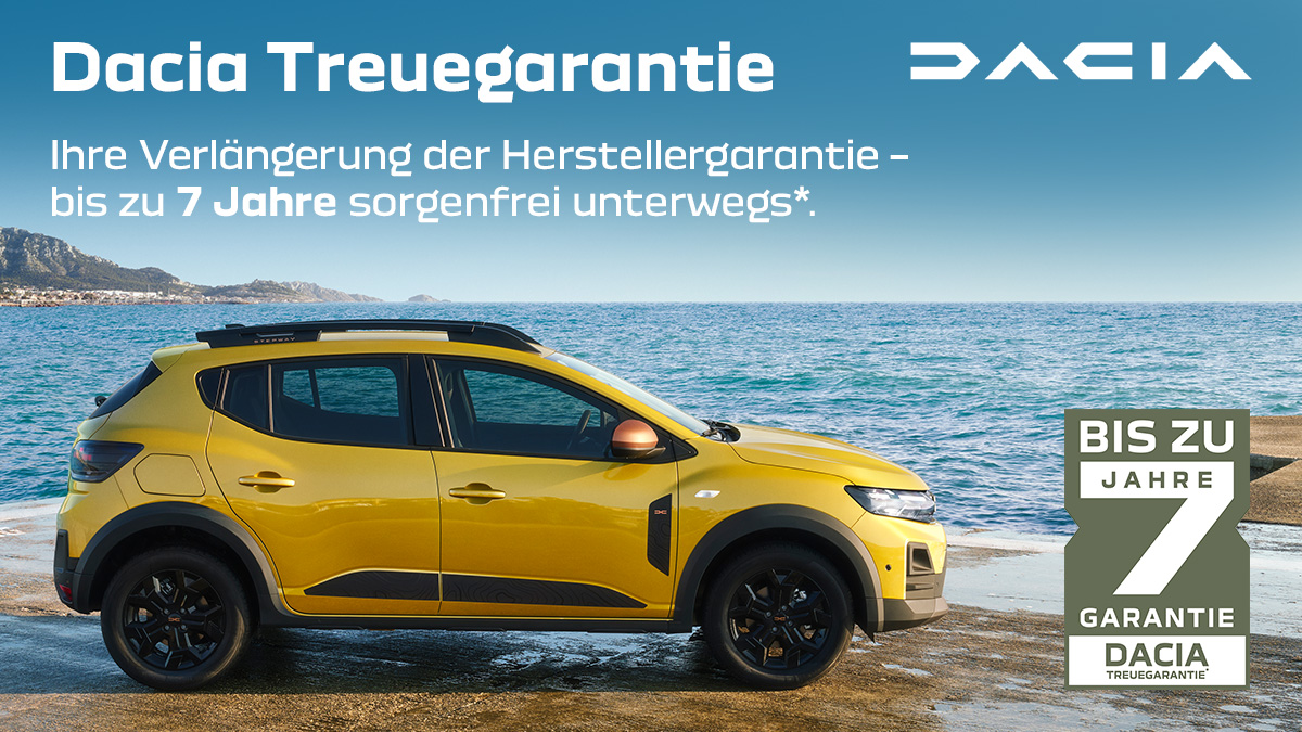 Dacia Treuegarantie 1200x675