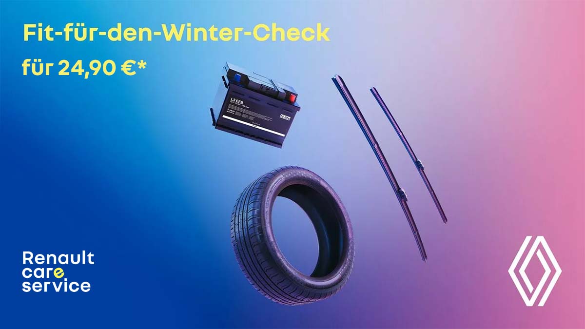Fit-für den Winter Check Renault 24,90 € bis 31.12.2025