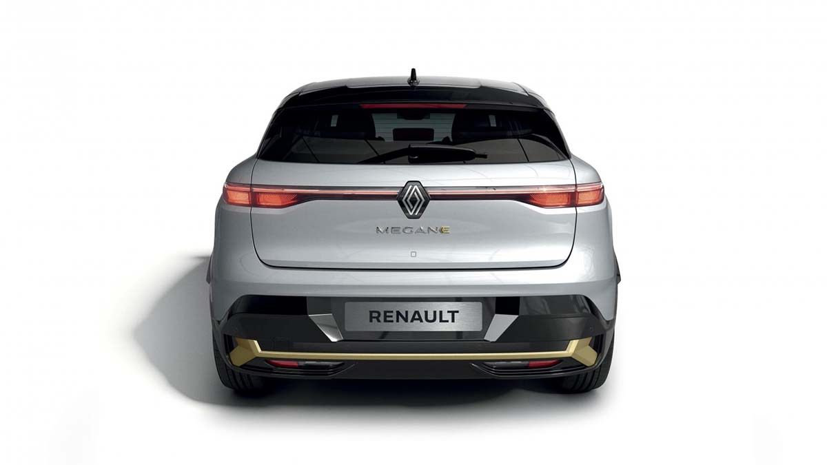 Edelstahl Heckstoßstangenschutz passend für Renault Megane E-Tech