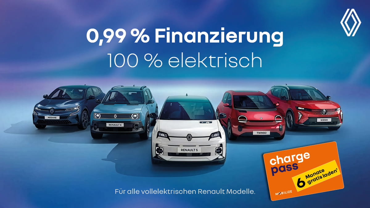 Renault 0,99 _ Finanzierung Charge Pass HP 1200x675 neutral