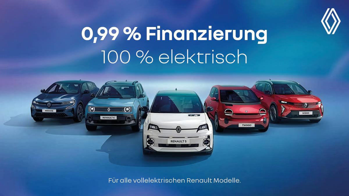 Renault 0,99 _ Finanzierung OHNE Charge Pass HP 1200x675 neutral