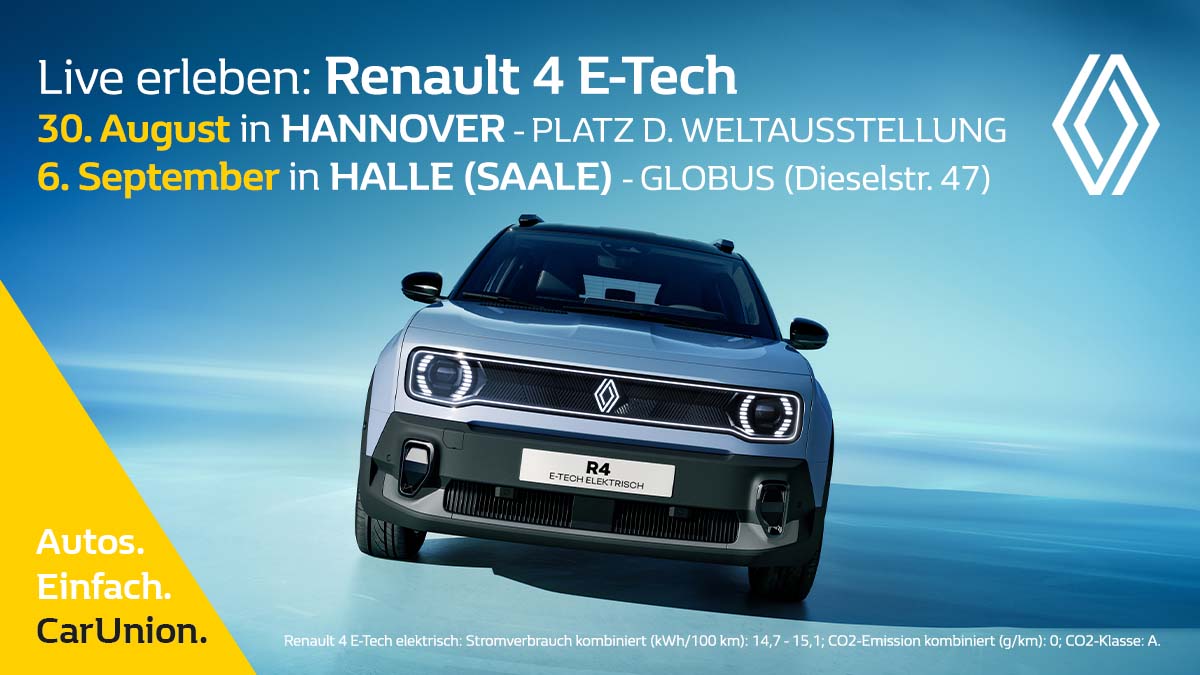 Renault 4 Roadshow CU 1200x675 SLIDER HALLE HANNOVER