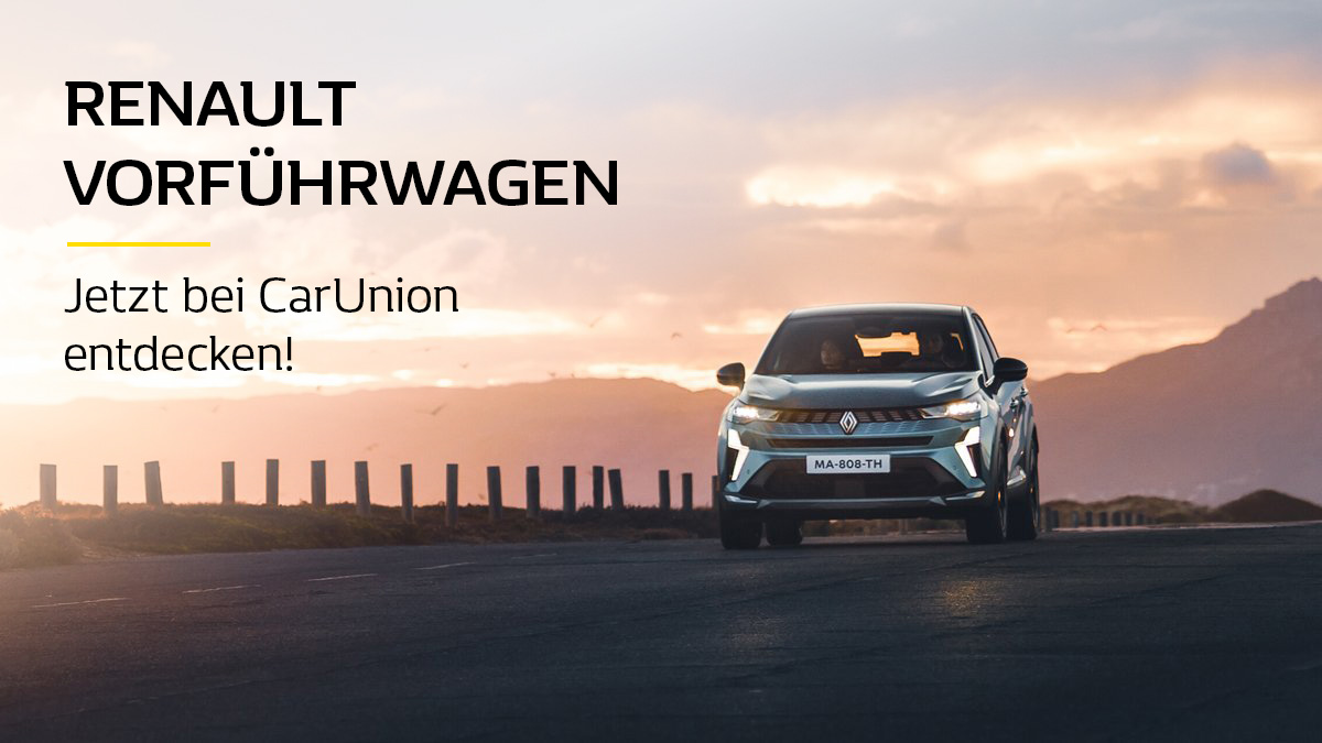 Renault Vorführwagen online bei CarUnion kaufen 16 zu 9