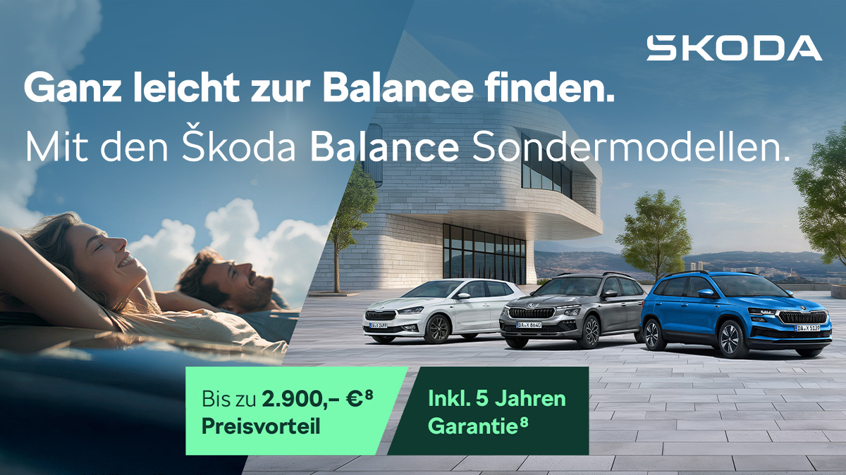 Skoda Balance Sondermodelle 826 1200x675