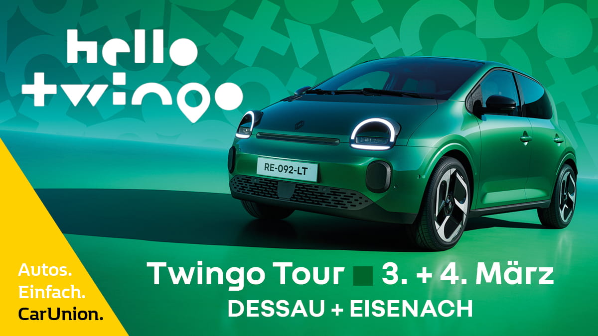 Twingo Tour 3.3. 4.3. Dessau Eisenach 1200x675